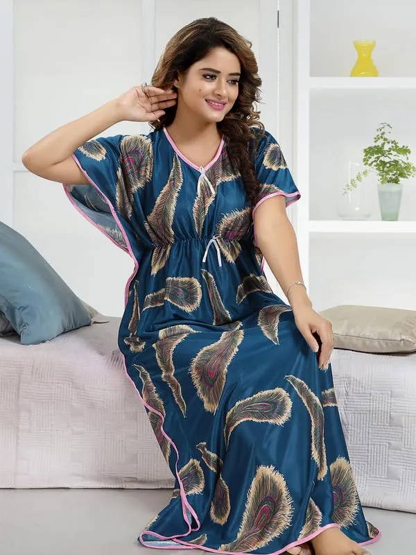 Blue_Two_Way_Lycra_Regular_Fit_Solid_Night_Wear_For_Women