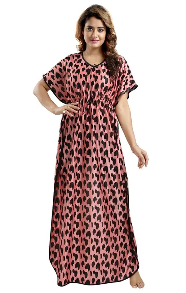 Pink_Two_Way_Lycra_Regular_Fit_Solid_Night_Wear_For_Women