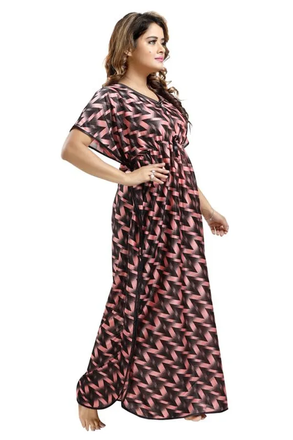Pink_Two_Way_Lycra_Regular_Fit_Solid_Night_Wear_For_Women