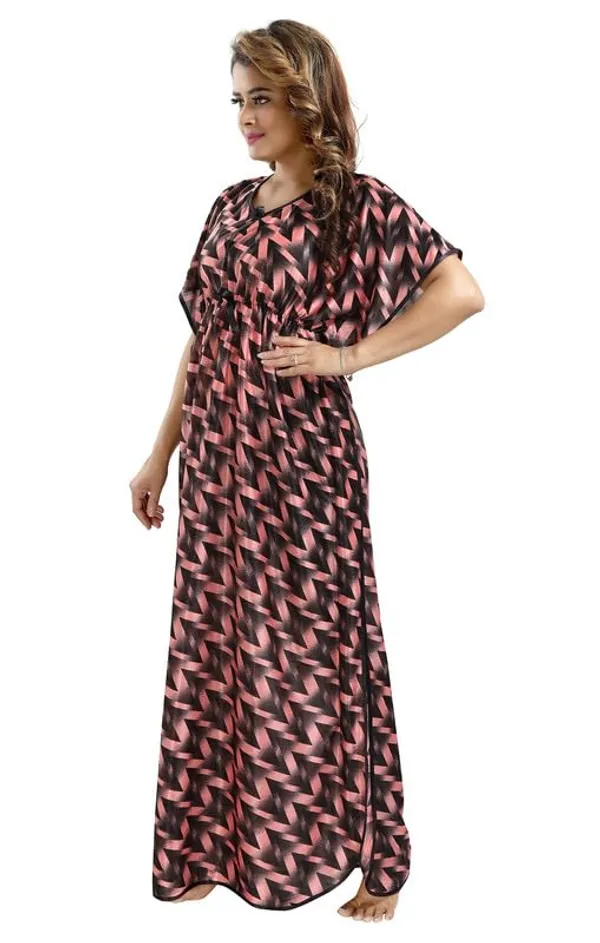 Pink_Two_Way_Lycra_Regular_Fit_Solid_Night_Wear_For_Women