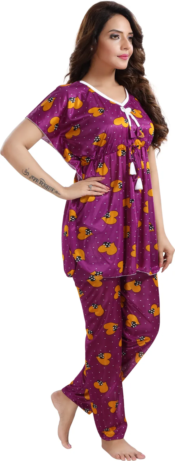Purple_Satin_Printed_Regular_Fit_Nighty_Set_For_Women_(_Pack_Of_2_)