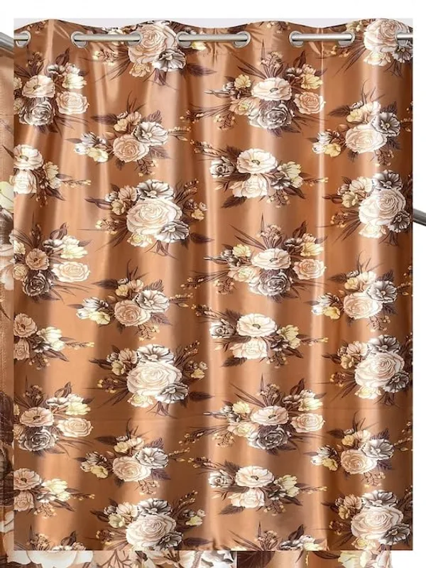 Pack_of_2_Brown_Floral_Room_Darkening_Curtain