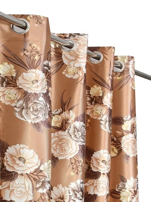 Pack_of_2_Brown_Floral_Room_Darkening_Curtain
