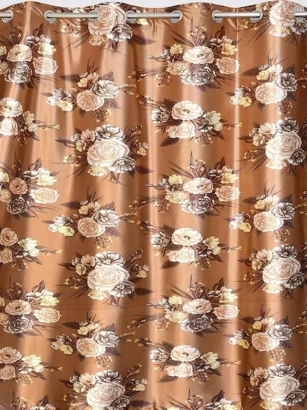 Pack_of_2_Brown_Floral_Room_Darkening_Curtain