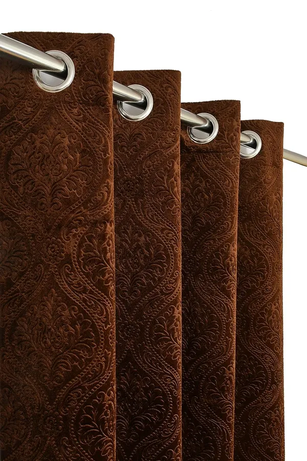 Brown_Cadbury_Velvet_Room_Darkening_Curtain_With_Eyelet_Rings