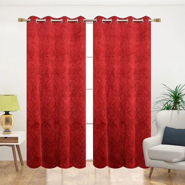Maroon_Cadbury_Velvet_Room_Darkening_Curtain_With_Eyelet_Rings