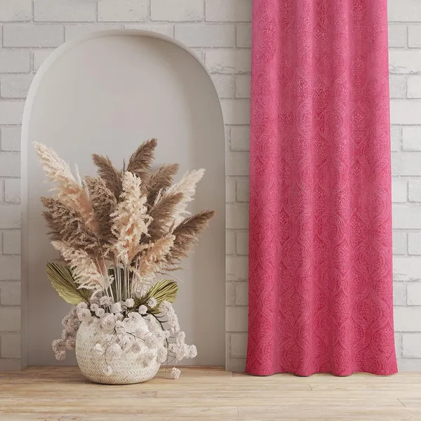 Pink_Cadbury_Velvet_Room_Darkening_Curtain_With_Eyelet_Rings