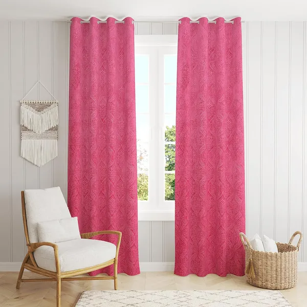Pink_Cadbury_Velvet_Room_Darkening_Curtain_With_Eyelet_Rings
