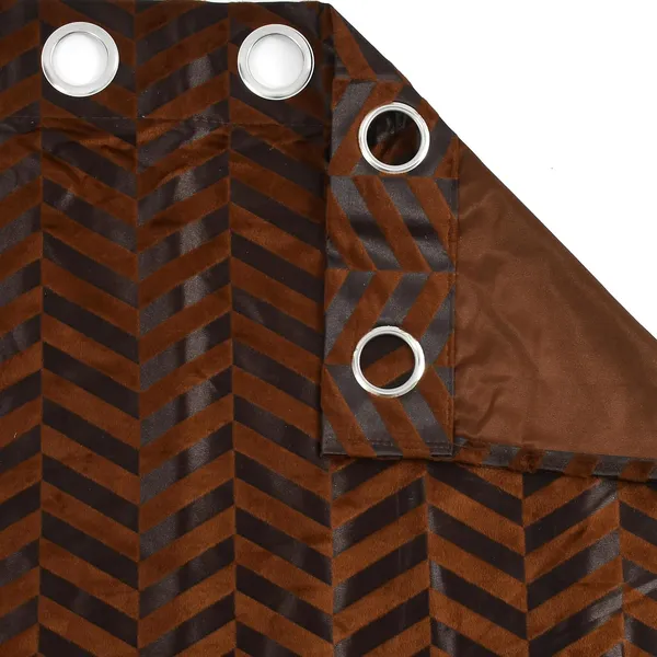 Pack_of_2_Brown_Velvet_Room_Darkening_Curtain_With_Eyelet_Rings