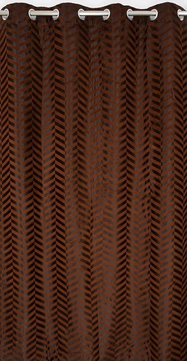Pack_of_2_Brown_Velvet_Room_Darkening_Curtain_With_Eyelet_Rings
