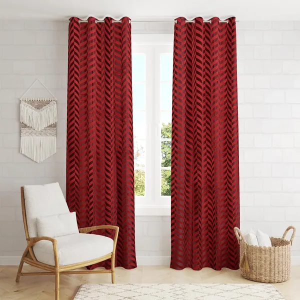 Pack_of_2_Maroon_Velvet_Room_Darkening_Curtain_With_Eyelet_Rings