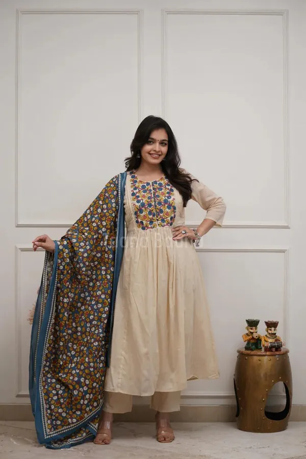 Beige_Anarkali_Kurta_Pant_Set_with_Multicolor_Embroidery_and_Printed_Dupatta_for_Women