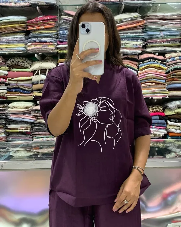 Elegant_Plum_Co-ord_Set_with_Line_Art_Motif