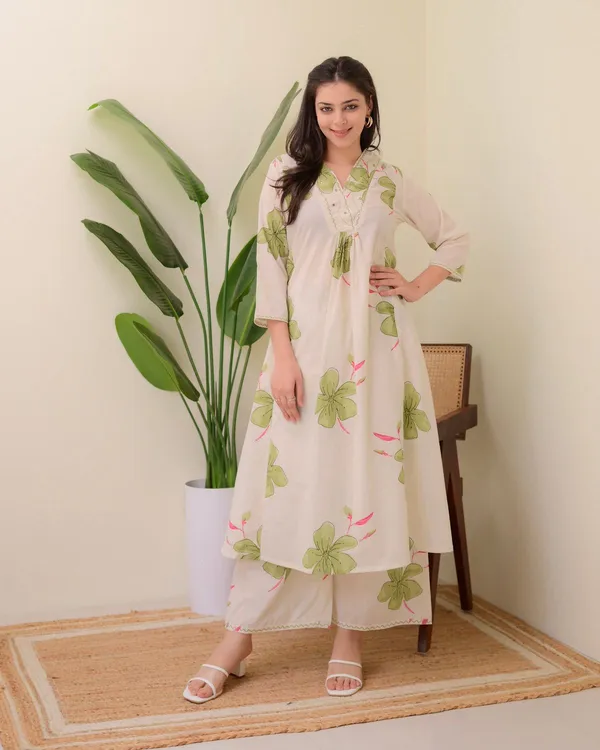 Off_White_Floral_Printed_Cotton_Kurta_and_Palazzo_Set