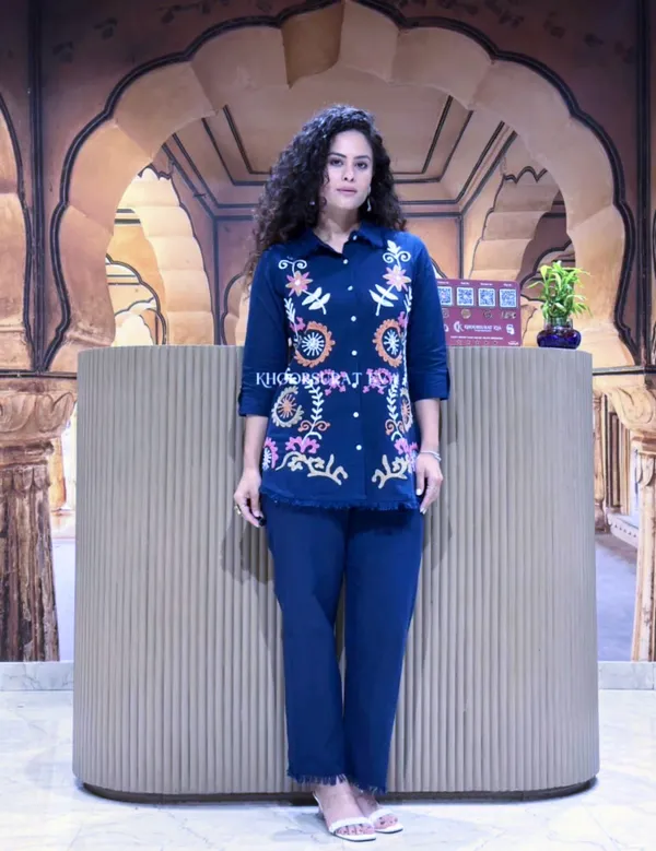 Navy_Blue_Embroidered_Shirt_&_Pant_Co-ord_Set