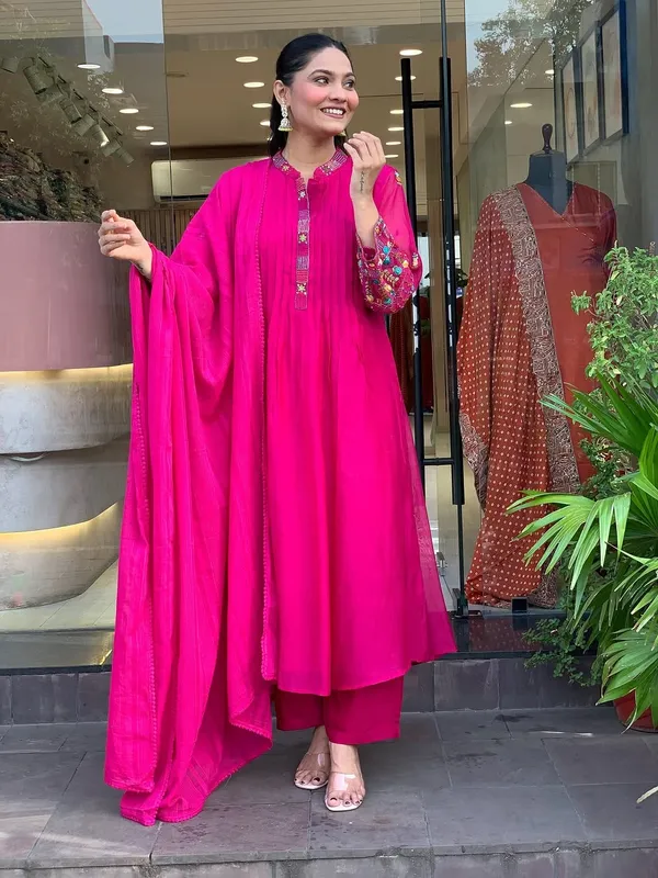 Rani_Pink_Embroidered_Kurta_Set_with_Dupatta