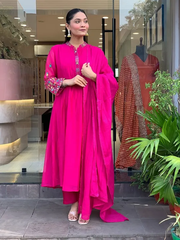 Rani_Pink_Embroidered_Kurta_Set_with_Dupatta
