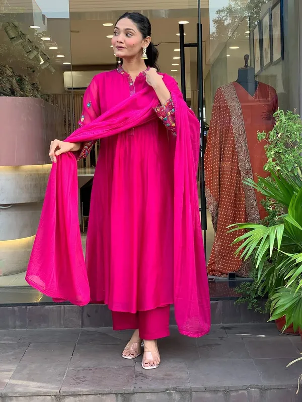 Rani_Pink_Embroidered_Kurta_Set_with_Dupatta