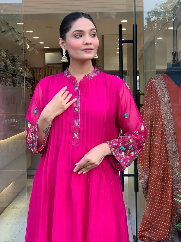 Rani_Pink_Embroidered_Kurta_Set_with_Dupatta