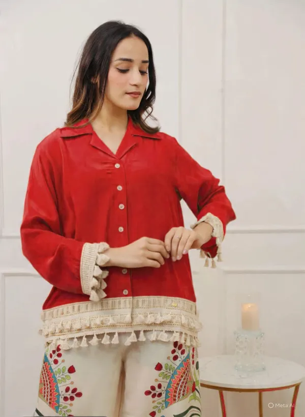 Red_Tassel_Shirt_with_Statement_Printed_Palazzo_Set