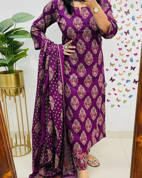 Royal_Purple_Printed_Cotton_Kurta_Set_with_Dupatta