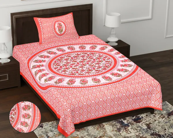 Multicolor_Printed_Viscose_Single_Bedsheet_With_Cushion_Cover_|_60*90_inch_|_Anti-Wrinkle,_Fade-Resistant