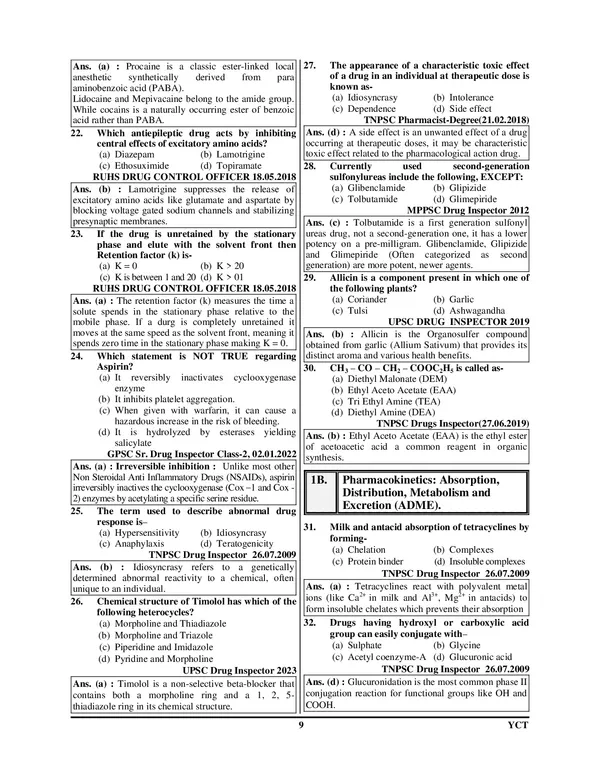 DRUG_INSPECTOR_I_Chapterwise_Solved_Papers_I_UPSC/UPPSC/MPSC_I_Previous_Year_Exam_Planner_I_49_Sets_I_6703+_MCQ's_I_English_Medium_I_2027-28