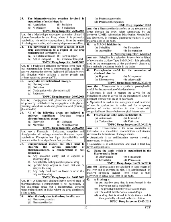 DRUG_INSPECTOR_I_Chapterwise_Solved_Papers_I_UPSC/UPPSC/MPSC_I_Previous_Year_Exam_Planner_I_49_Sets_I_6703+_MCQ's_I_English_Medium_I_2027-28