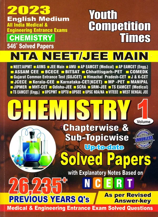 English_Medium-Nta_Neet/Jee_Main/Cuet_Chemistry_Volume-1_Previous_Year_Chapterwise_Solved_Papers_(2023)