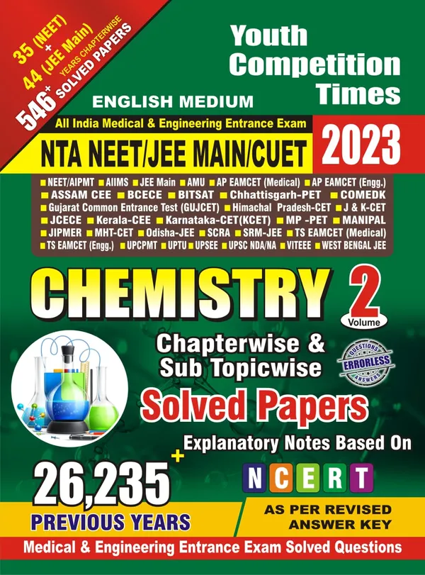 English_Medium-Nta_Neet/Jee_Main/Cuet_Chemistry_Volume-2_Previous_Year_Chapterwise_Solved_Papers_(2023)