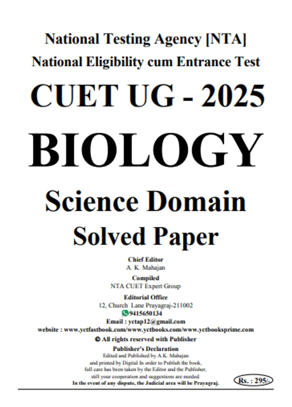 English_&_Hindi_Medium-_Nta_Cuet_(Ug)_B.Sc._Biology_Solved_Papers_2025