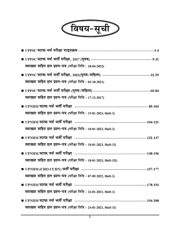 UPPSC/UPNHM_स्टाफ_नर्स_पिछले_वर्ष_के_हल_प्रश्नपत्र