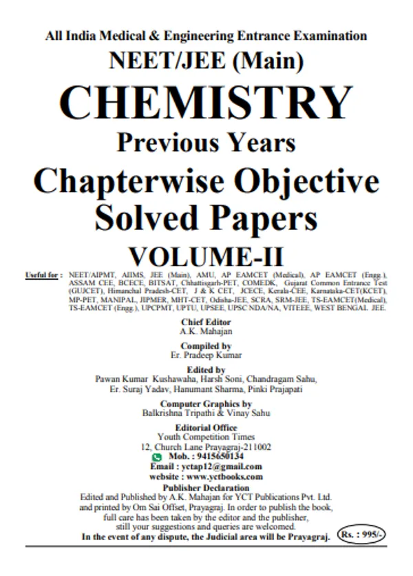 English_Medium-Nta_Neet/Jee_Main/Cuet_Chemistry_Volume-2_Previous_Year_Chapterwise_Solved_Papers_(2023)