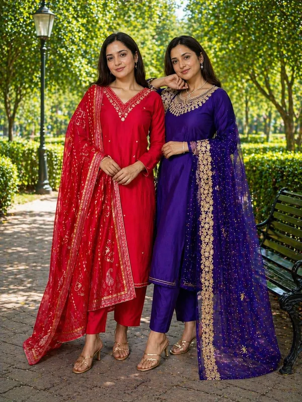 Elegant_Festive_Combo_–_Red_&_Purple_Ethnic_Suit_Set_for_Every_Occasion