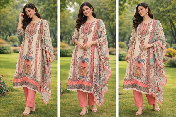 Cream_Printed_Soft_Muslin_Cotton_Mix_Salwar_Suit_Set_With_Dupatta_For_Women
