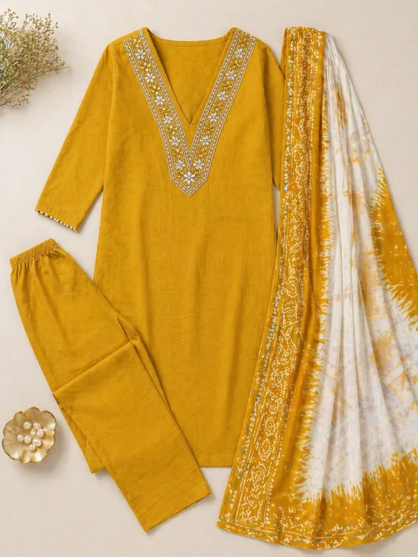 Mustard_Yellow_Embroidered_Suit_Set
