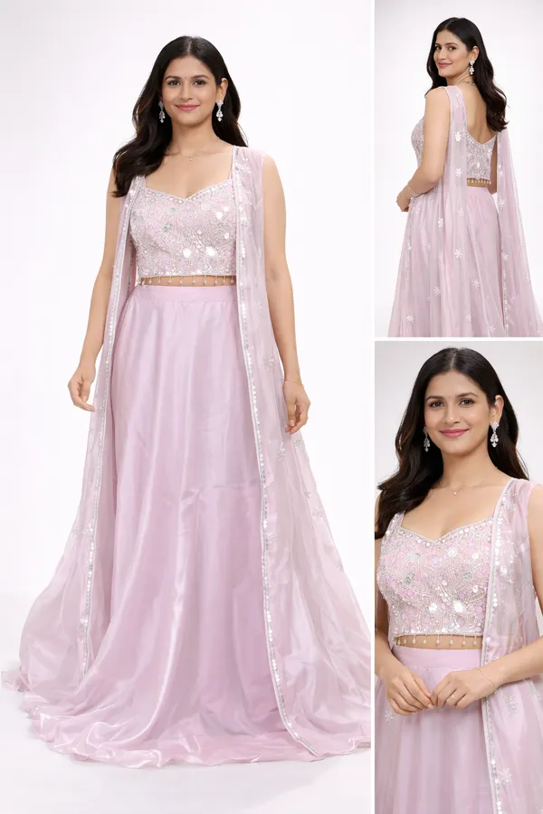 Pink_Designer_Lehenga_Set_With_Shrug_For_Women