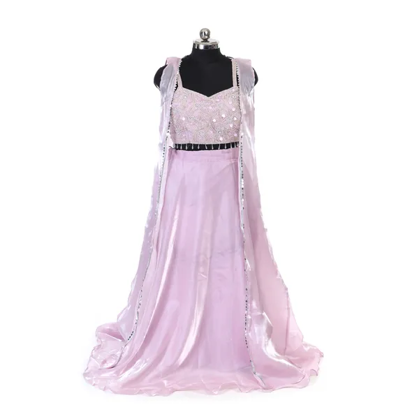 Pink_Designer_Lehenga_Set_With_Shrug_For_Women