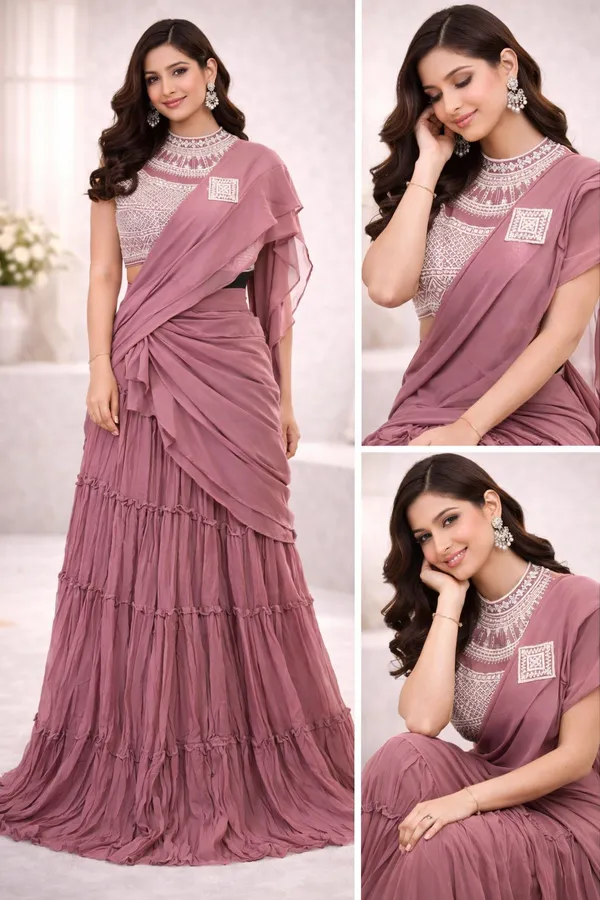 Mauve_Pink_Designer_Ruffle_Lehenga_Saree_With_Embroidered_Blouse_For_Women