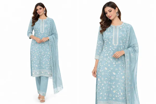 Light_Green_Elegant_Printed_Kurta_Set_With_Dupatta_For_Women