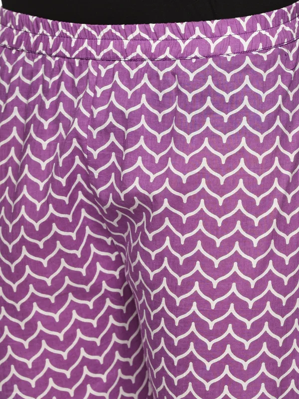 Purple_Cotton_Rayon_Floral_Printed_Straight_Kurta_&_Pant_Set_For_Women