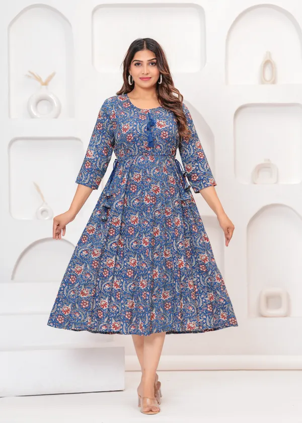Indigo_Blue_Rayon_Regular_Fit_Solid_Anarkali_Kurta_Dress_For_Women
