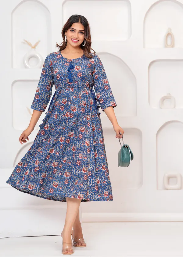 Indigo_Blue_Rayon_Regular_Fit_Solid_Anarkali_Kurta_Dress_For_Women