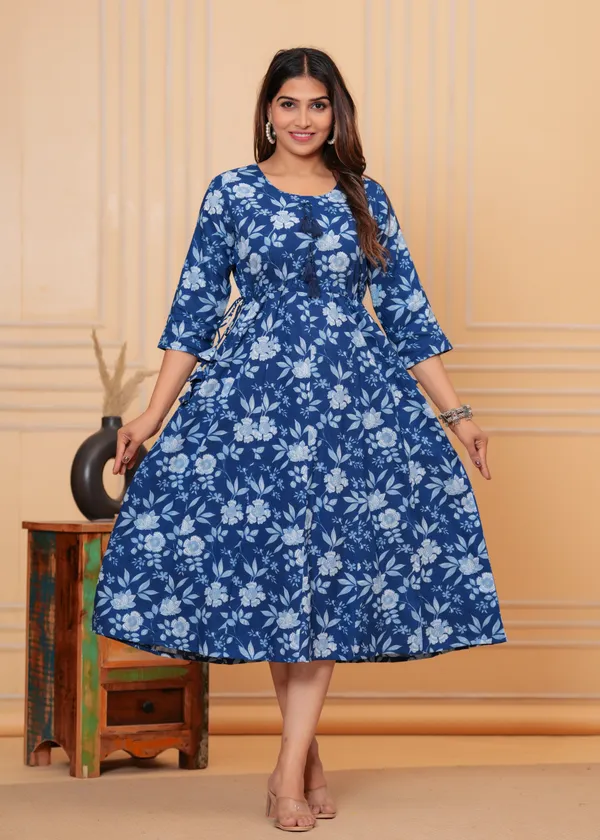Royal_Blue_Rayon_Regular_Fit_Solid_Anarkali_Kurta_Dress_For_Women
