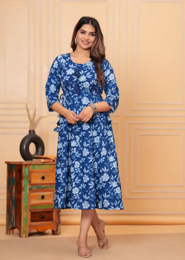Royal_Blue_Rayon_Regular_Fit_Solid_Anarkali_Kurta_Dress_For_Women