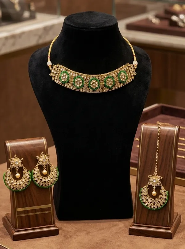 Maharani_Panna_Choker_Set.