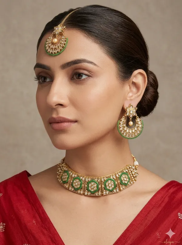 Maharani_Panna_Choker_Set.