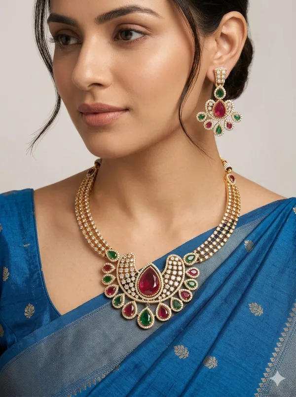 Rajwada_Ruby_Green_Royale_Necklace_Set