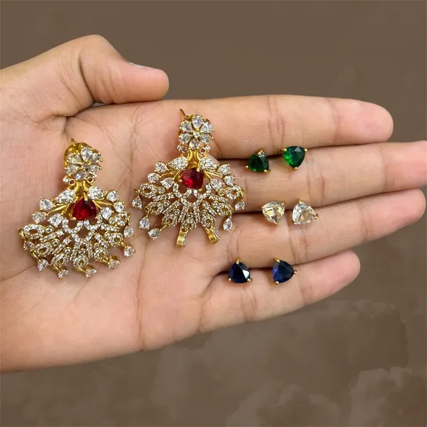 Changeable_Brass_Premium_Earring_For_Women