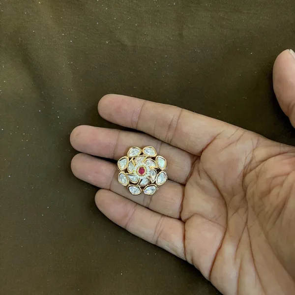 Red_Uncut_Ruby_Gold_Plated_Kundan_Ring